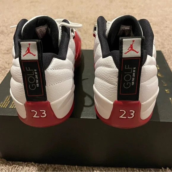 NIB Air Jordan 12 Low Golf 'Cherry' Brand new. - Picture 8 of 16